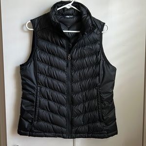The North Face women’s puffer vest, black, L